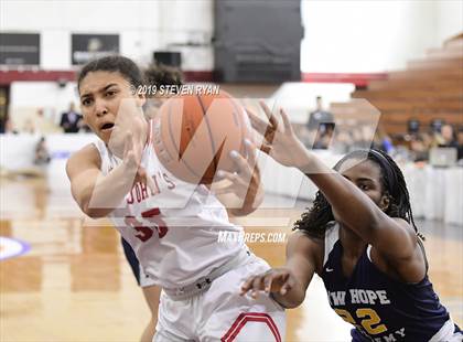 Thumbnail 1 in New Hope Academy vs. St. John's (GEICO National Tournament Final) photogallery.