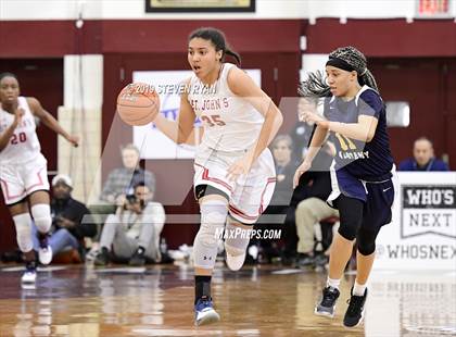 Thumbnail 3 in New Hope Academy vs. St. John's (GEICO National Tournament Final) photogallery.
