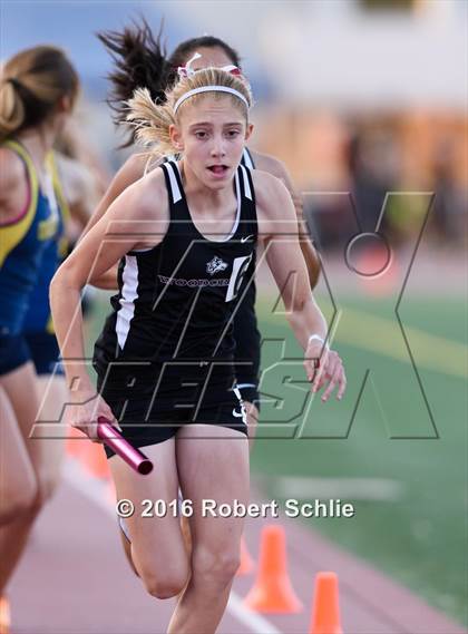 Thumbnail 3 in CIF SJS Masters Track and Field Championships (Girls Track Prelims) photogallery.