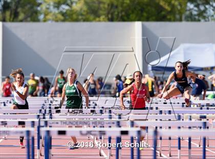 Thumbnail 3 in CIF SJS Masters Track and Field Championships (Girls Track Prelims) photogallery.