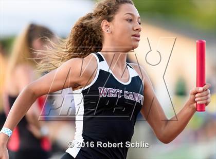 Thumbnail 3 in CIF SJS Masters Track and Field Championships (Girls Track Prelims) photogallery.