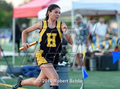 Thumbnail 2 in CIF SJS Masters Track and Field Championships (Girls Track Prelims) photogallery.