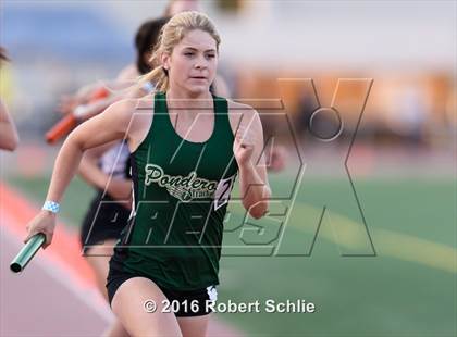 Thumbnail 2 in CIF SJS Masters Track and Field Championships (Girls Track Prelims) photogallery.