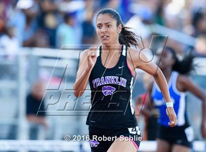 Thumbnail 1 in CIF SJS Masters Track and Field Championships (Girls Track Prelims) photogallery.