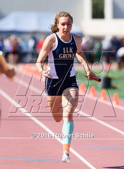 Thumbnail 2 in CIF SJS Masters Track and Field Championships (Girls Track Prelims) photogallery.