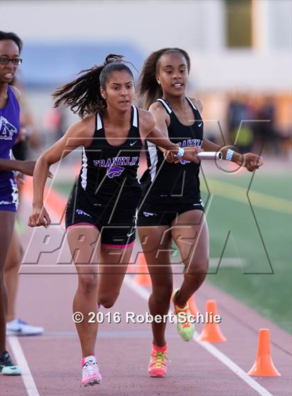 Thumbnail 2 in CIF SJS Masters Track and Field Championships (Girls Track Prelims) photogallery.