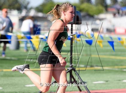 Thumbnail 2 in CIF SJS Masters Track and Field Championships (Girls Track Prelims) photogallery.