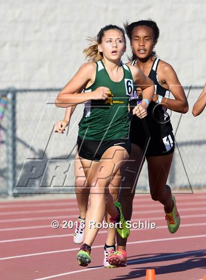 Thumbnail 1 in CIF SJS Masters Track and Field Championships (Girls Track Prelims) photogallery.