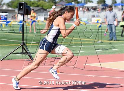 Thumbnail 1 in CIF SJS Masters Track and Field Championships (Girls Track Prelims) photogallery.