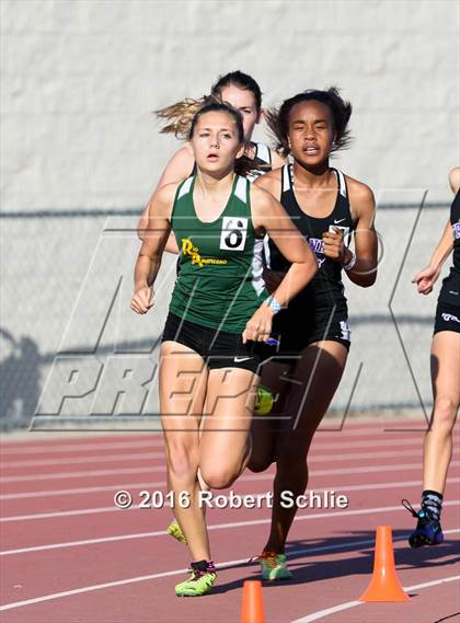 Thumbnail 3 in CIF SJS Masters Track and Field Championships (Girls Track Prelims) photogallery.