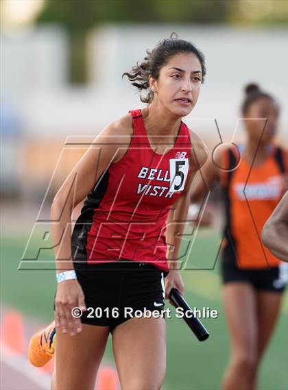 Thumbnail 1 in CIF SJS Masters Track and Field Championships (Girls Track Prelims) photogallery.