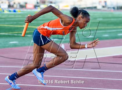 Thumbnail 2 in CIF SJS Masters Track and Field Championships (Girls Track Prelims) photogallery.