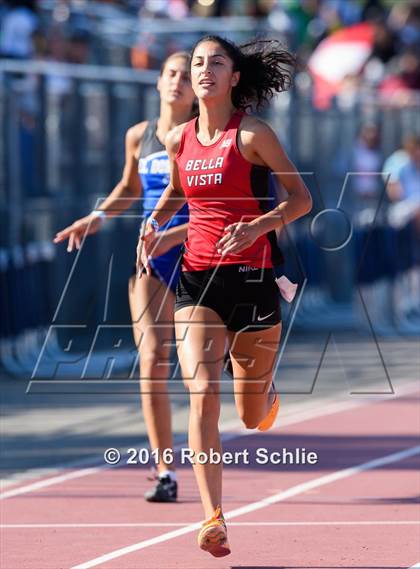 Thumbnail 2 in CIF SJS Masters Track and Field Championships (Girls Track Prelims) photogallery.