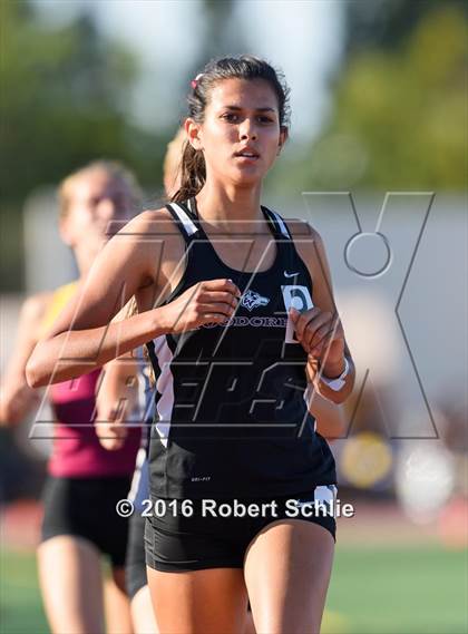 Thumbnail 3 in CIF SJS Masters Track and Field Championships (Girls Track Prelims) photogallery.