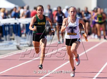 Thumbnail 1 in CIF SJS Masters Track and Field Championships (Girls Track Prelims) photogallery.