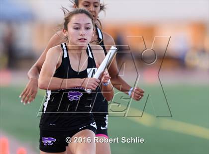 Thumbnail 1 in CIF SJS Masters Track and Field Championships (Girls Track Prelims) photogallery.