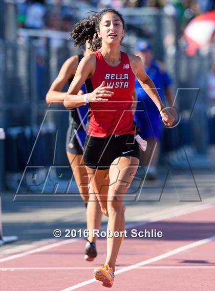 Thumbnail 3 in CIF SJS Masters Track and Field Championships (Girls Track Prelims) photogallery.