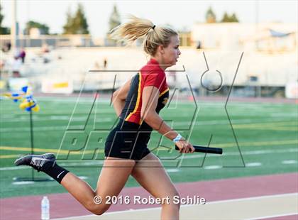 Thumbnail 2 in CIF SJS Masters Track and Field Championships (Girls Track Prelims) photogallery.