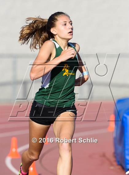Thumbnail 1 in CIF SJS Masters Track and Field Championships (Girls Track Prelims) photogallery.