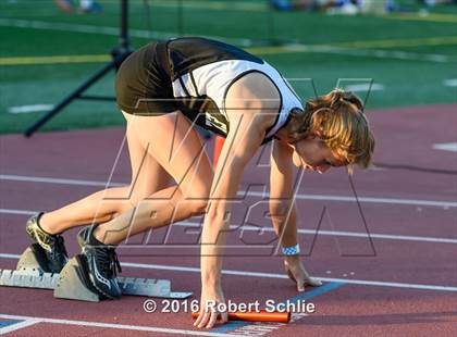 Thumbnail 2 in CIF SJS Masters Track and Field Championships (Girls Track Prelims) photogallery.