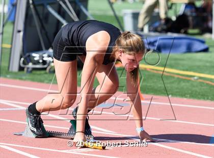 Thumbnail 1 in CIF SJS Masters Track and Field Championships (Girls Track Prelims) photogallery.