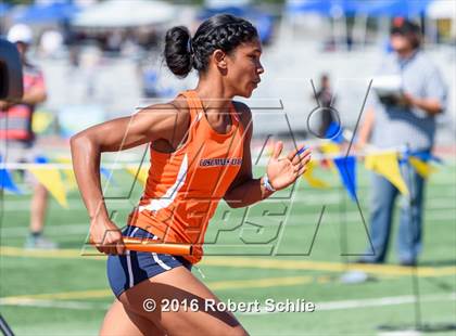 Thumbnail 1 in CIF SJS Masters Track and Field Championships (Girls Track Prelims) photogallery.