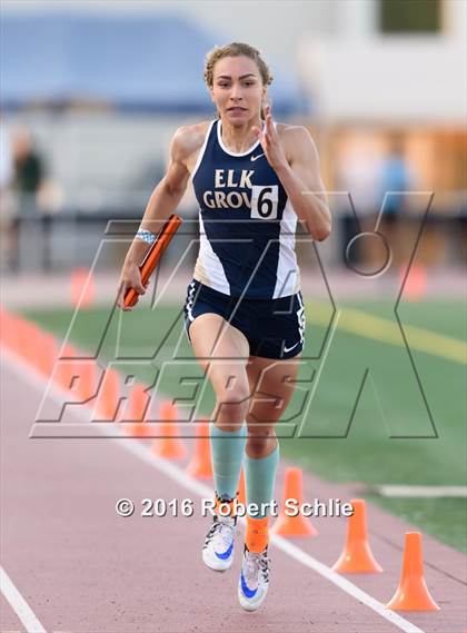Thumbnail 1 in CIF SJS Masters Track and Field Championships (Girls Track Prelims) photogallery.