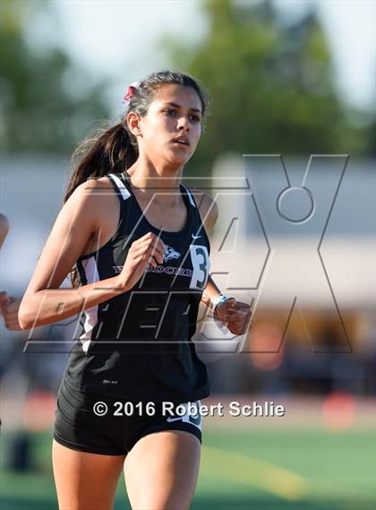 Thumbnail 2 in CIF SJS Masters Track and Field Championships (Girls Track Prelims) photogallery.