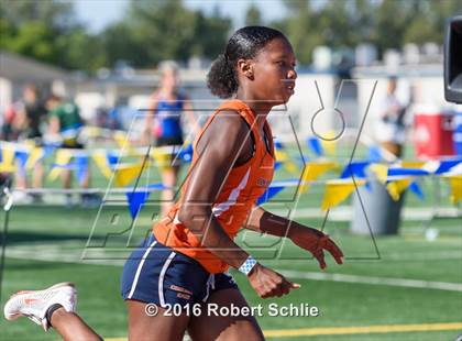 Thumbnail 1 in CIF SJS Masters Track and Field Championships (Girls Track Prelims) photogallery.