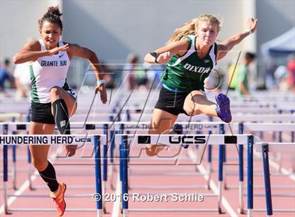 Thumbnail 2 in CIF SJS Masters Track and Field Championships (Girls Track Prelims) photogallery.