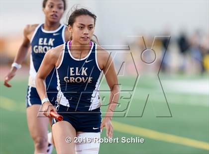 Thumbnail 2 in CIF SJS Masters Track and Field Championships (Girls Track Prelims) photogallery.