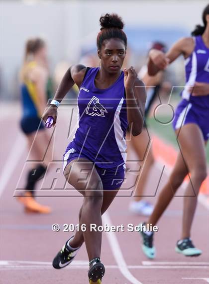 Thumbnail 3 in CIF SJS Masters Track and Field Championships (Girls Track Prelims) photogallery.