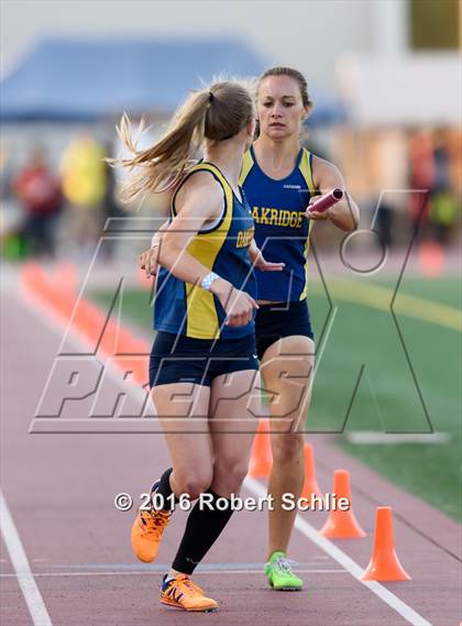 Thumbnail 2 in CIF SJS Masters Track and Field Championships (Girls Track Prelims) photogallery.