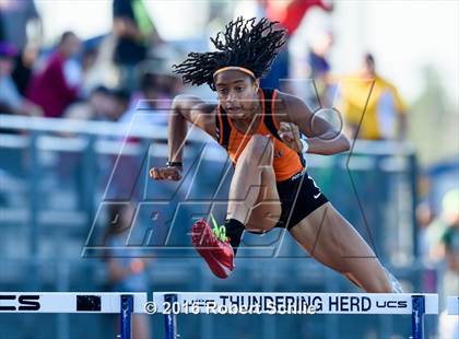 Thumbnail 1 in CIF SJS Masters Track and Field Championships (Girls Track Prelims) photogallery.
