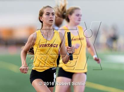 Thumbnail 1 in CIF SJS Masters Track and Field Championships (Girls Track Prelims) photogallery.