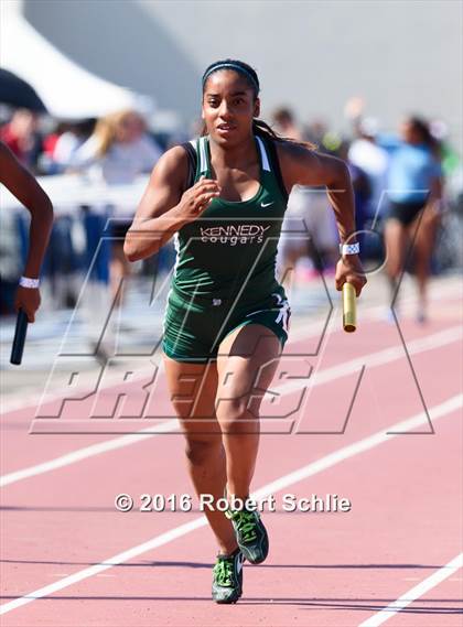 Thumbnail 3 in CIF SJS Masters Track and Field Championships (Girls Track Prelims) photogallery.