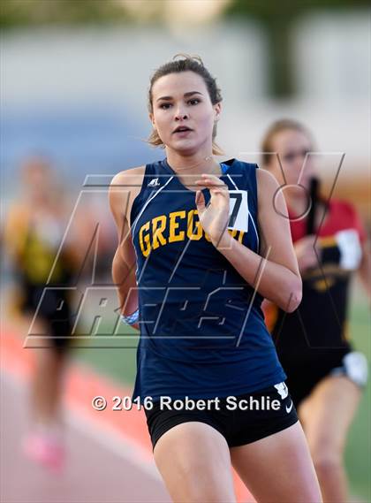 Thumbnail 3 in CIF SJS Masters Track and Field Championships (Girls Track Prelims) photogallery.