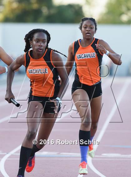 Thumbnail 3 in CIF SJS Masters Track and Field Championships (Girls Track Prelims) photogallery.