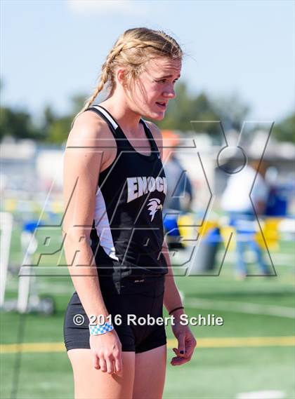 Thumbnail 1 in CIF SJS Masters Track and Field Championships (Girls Track Prelims) photogallery.