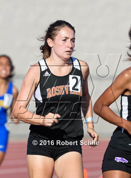 Thumbnail 1 in CIF SJS Masters Track and Field Championships (Girls Track Prelims) photogallery.