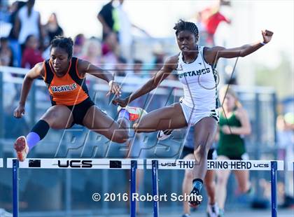 Thumbnail 1 in CIF SJS Masters Track and Field Championships (Girls Track Prelims) photogallery.