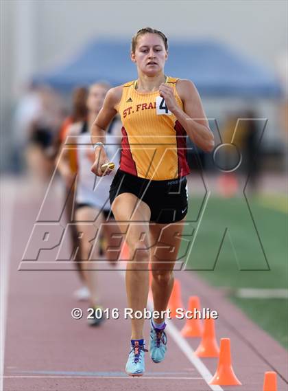 Thumbnail 2 in CIF SJS Masters Track and Field Championships (Girls Track Prelims) photogallery.