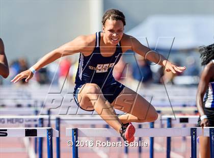 Thumbnail 2 in CIF SJS Masters Track and Field Championships (Girls Track Prelims) photogallery.