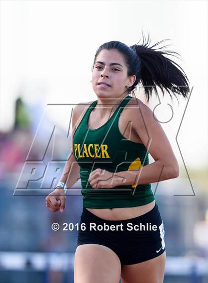 Thumbnail 2 in CIF SJS Masters Track and Field Championships (Girls Track Prelims) photogallery.