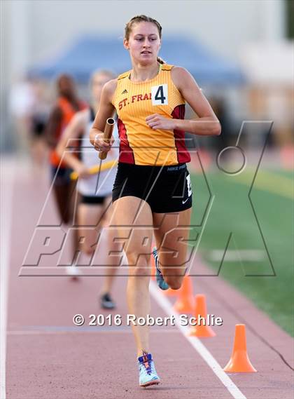 Thumbnail 3 in CIF SJS Masters Track and Field Championships (Girls Track Prelims) photogallery.