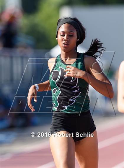 Thumbnail 1 in CIF SJS Masters Track and Field Championships (Girls Track Prelims) photogallery.