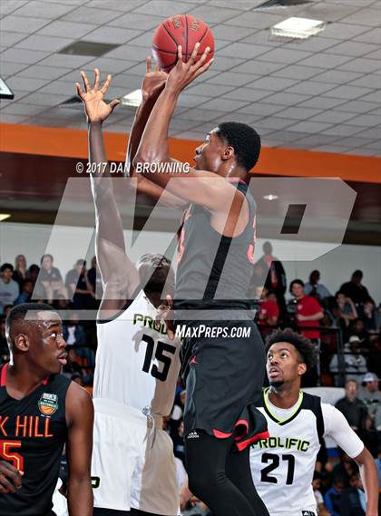 Thumbnail 1 in Prolific Prep Academy vs. Oak Hill Academy (Chick-fil-a Classic) photogallery.
