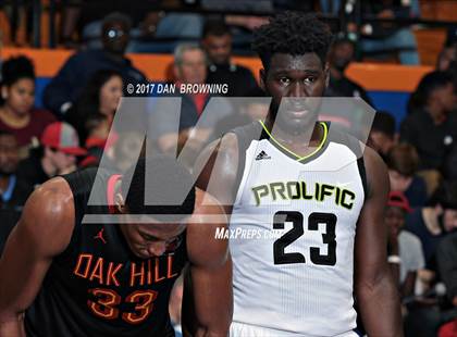 Thumbnail 2 in Prolific Prep Academy vs. Oak Hill Academy (Chick-fil-a Classic) photogallery.