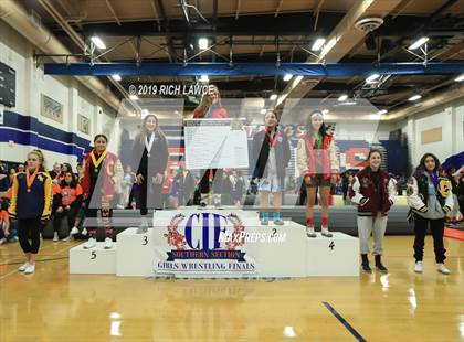 Thumbnail 3 in CIF SS Girls Wrestling Championships (Finals) photogallery.
