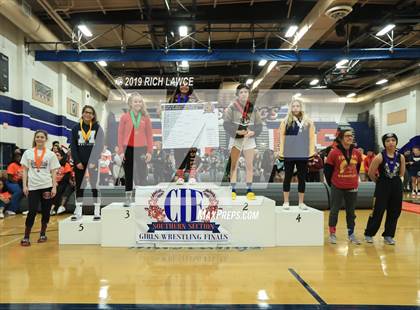 Thumbnail 1 in CIF SS Girls Wrestling Championships (Finals) photogallery.
